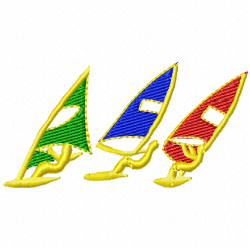Boats Embroidery Design 6 Boats Embroidery Design 6